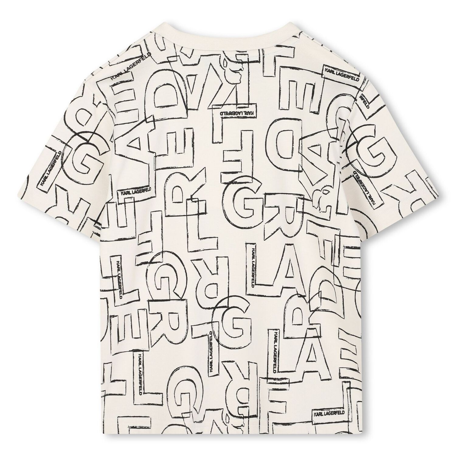 Boys Ivory Logo T-Shirt, 1, hi-res