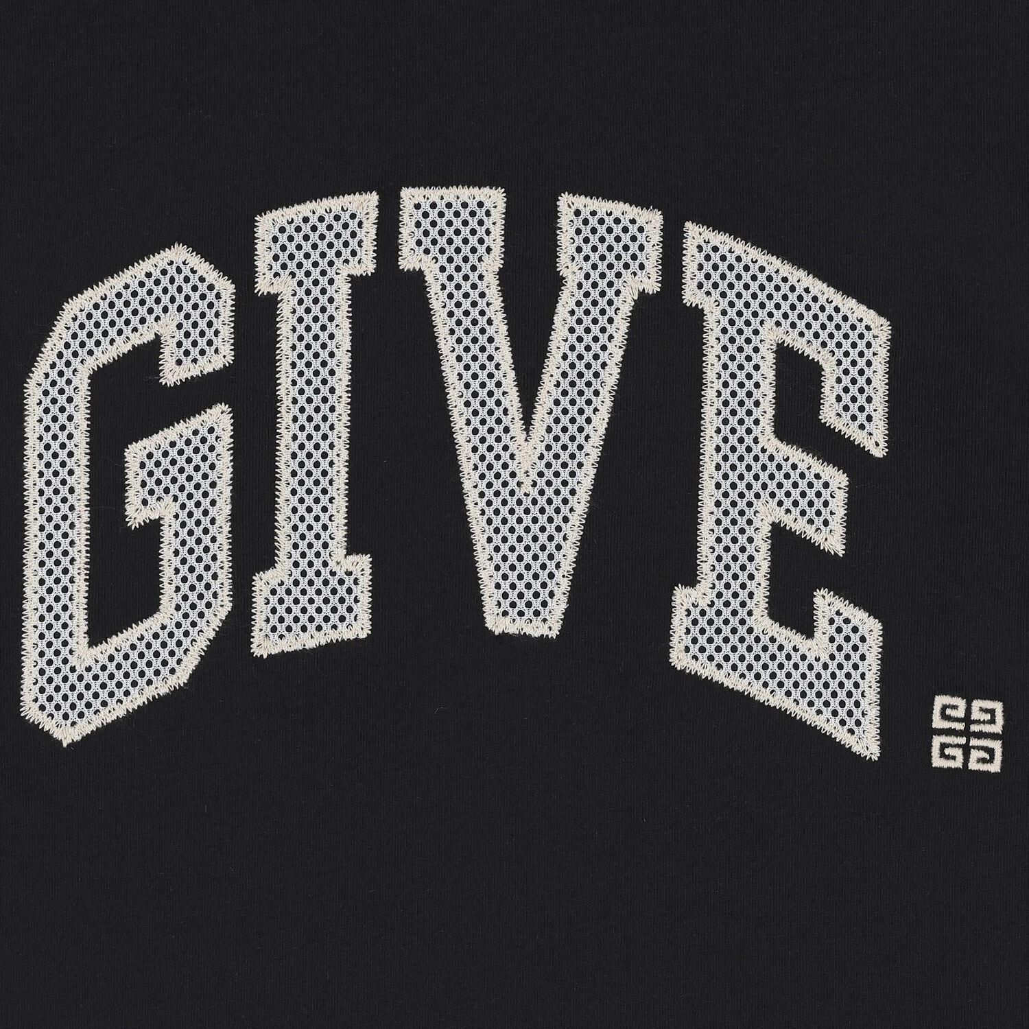 تيشيرت اولاد بالشعار باللون الاسود , 1, hi-res