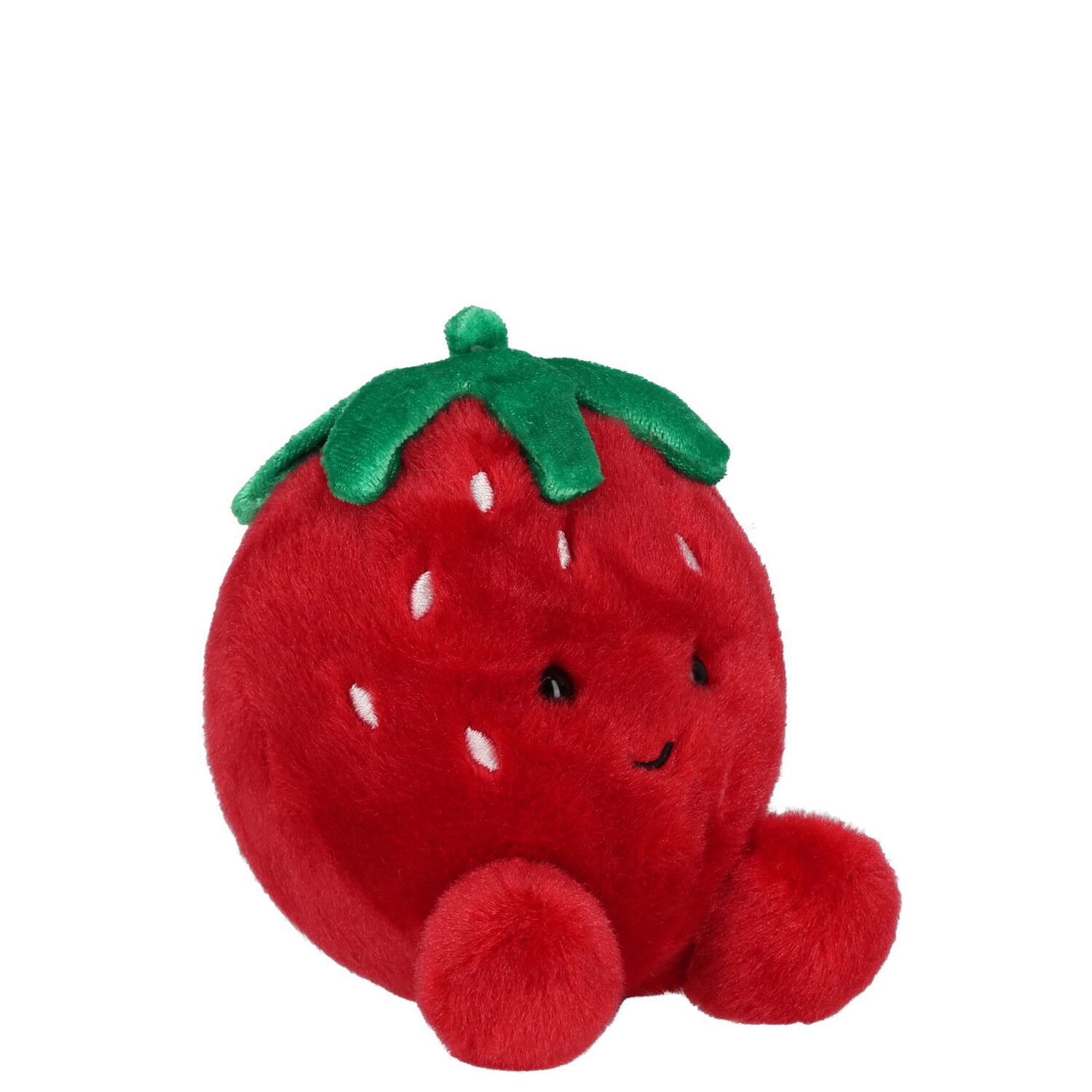 Palm Pals Red Strawberry Soft Toy ( 11CM ) , 1, hi-res