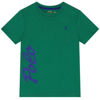 Boys Green Logo T-Shirt