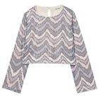 Girls Multi-Coloured Sequin Long Sleeve Top, 2, hi-res