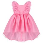 Girls Pink Ruffled Dress, 1, hi-res