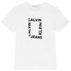 تيشيرت أولاد بالشعار باللون الأبيض, 2, hi-res