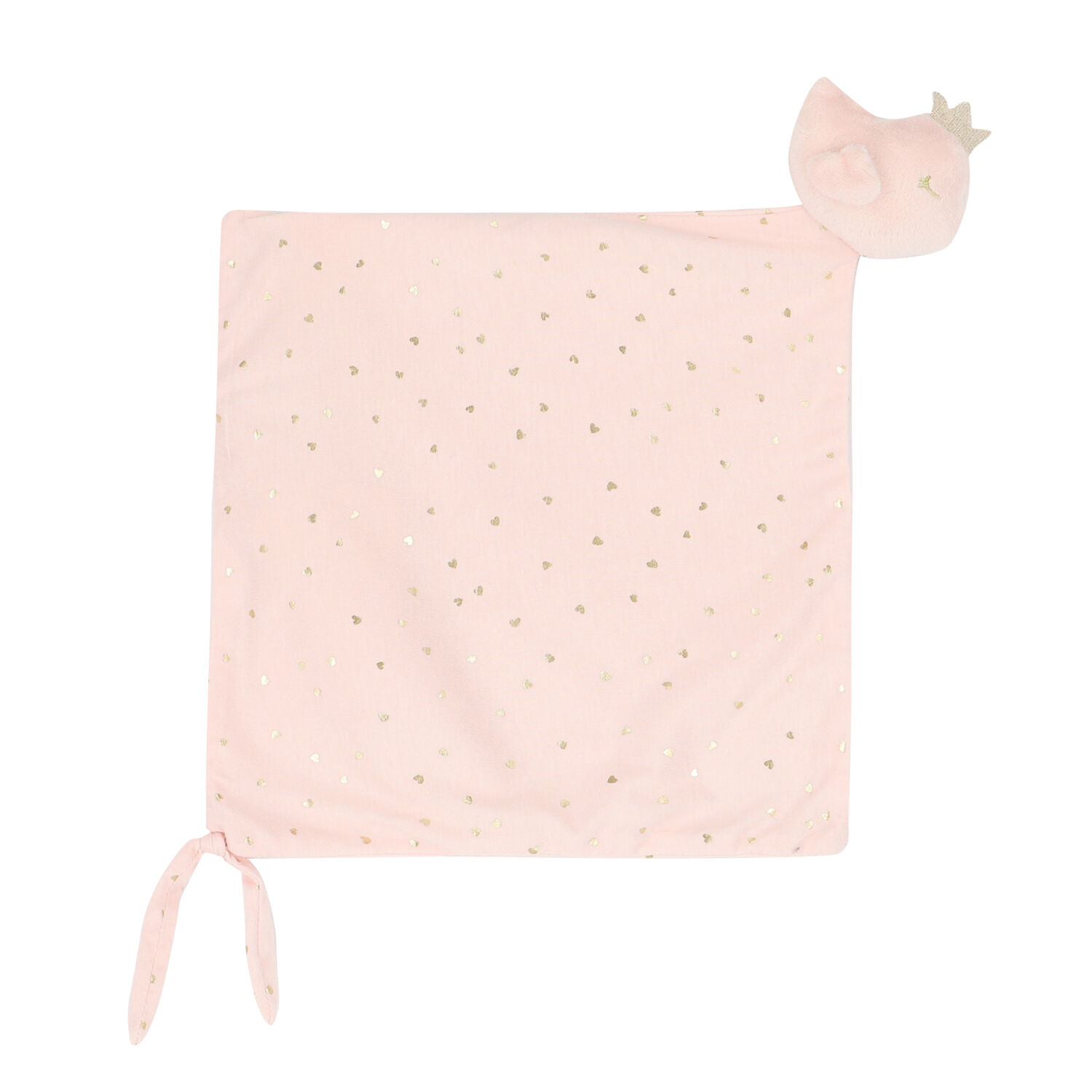 Baby Girls Pink Doudou Comforter, 2, hi-res image number null