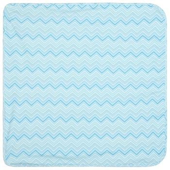 بطانية أطفال متعرجة باللون زرقاء للأولاد 