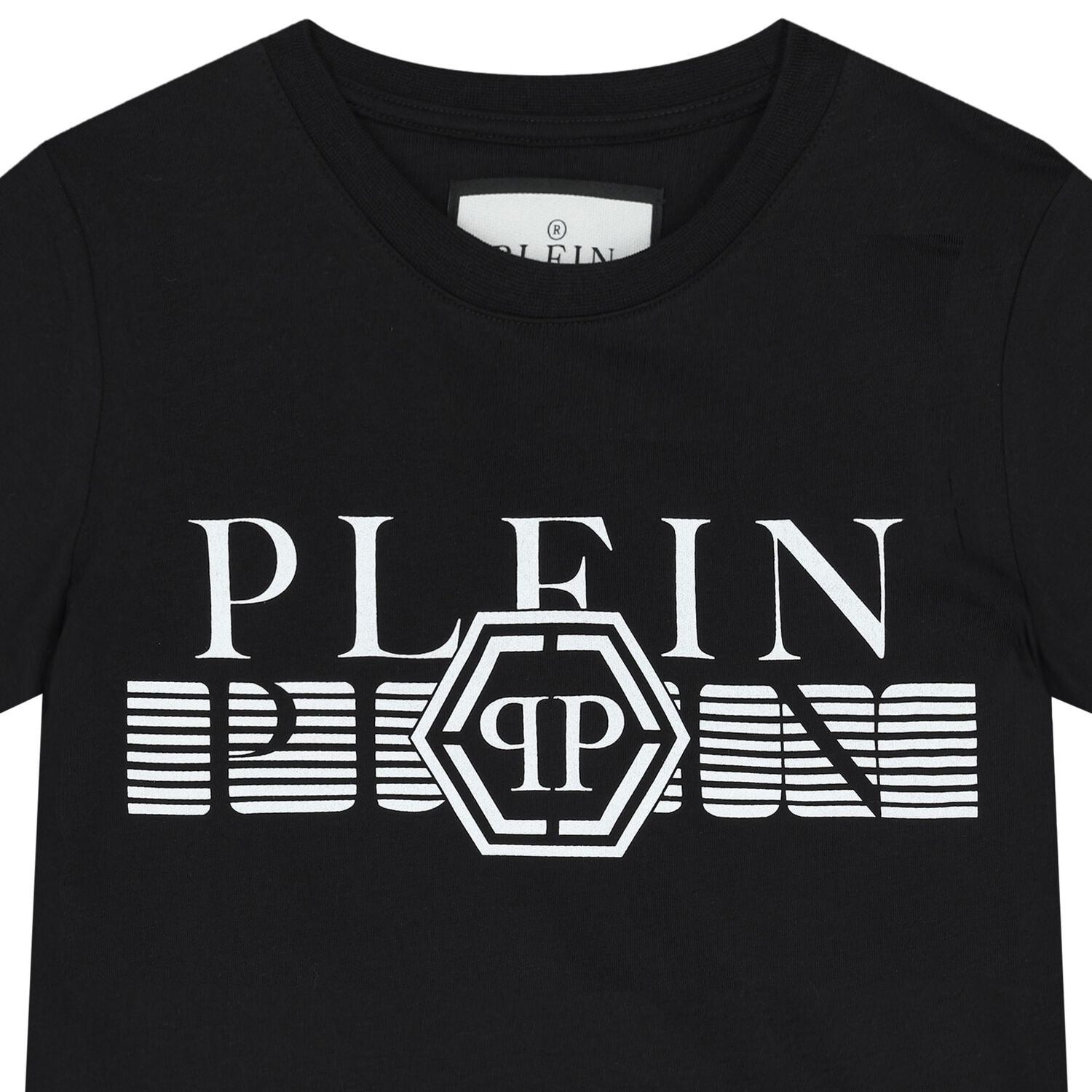 تيشيرت أولاد بالشعار باللون الأسود, 2, hi-res image number null