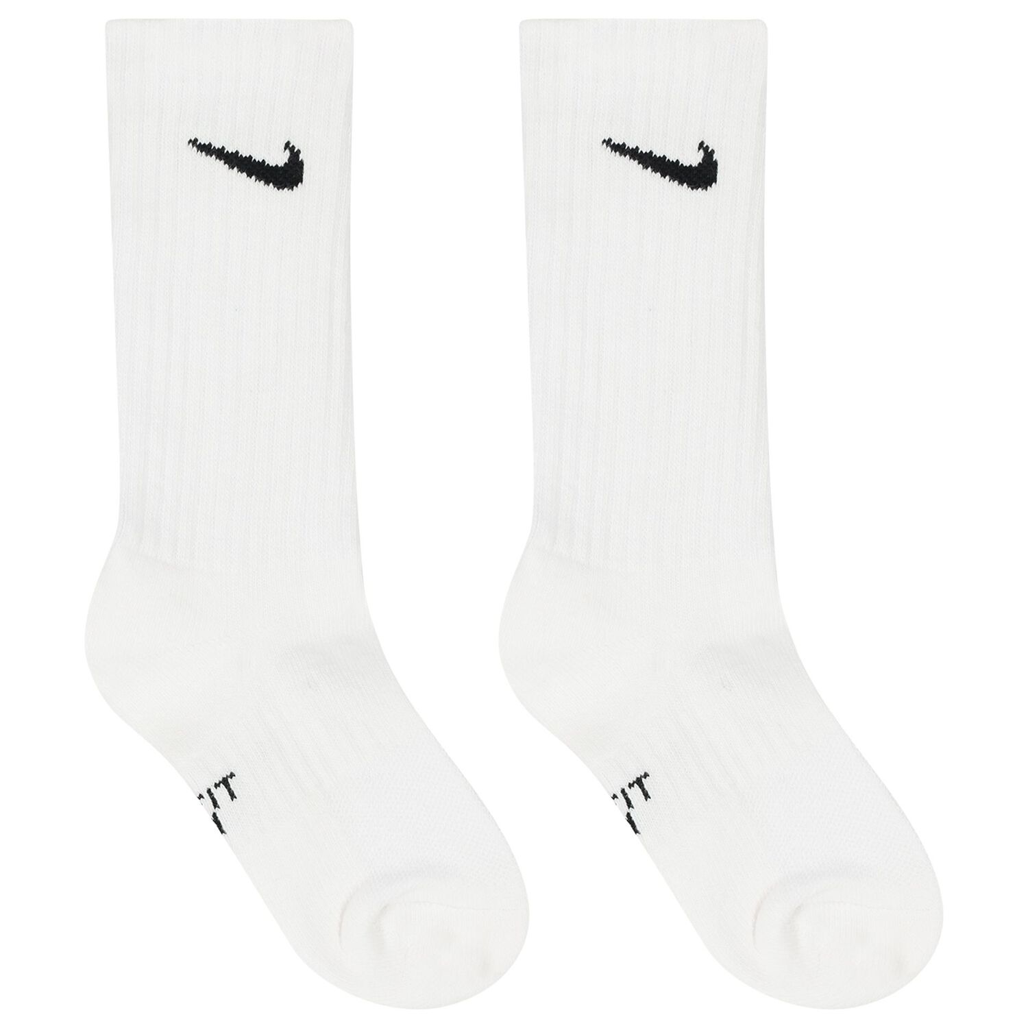 White Logo Socks ( 3-Pack ), 2, hi-res