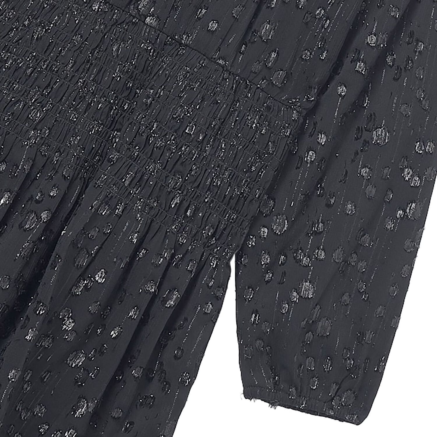 فستان بنات من الشيفون باللون الاسود , 1, hi-res image number null