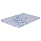 بطانية محبوكة  بالشعار باللون الأبيض و الازرق للأطفال, 2, hi-res