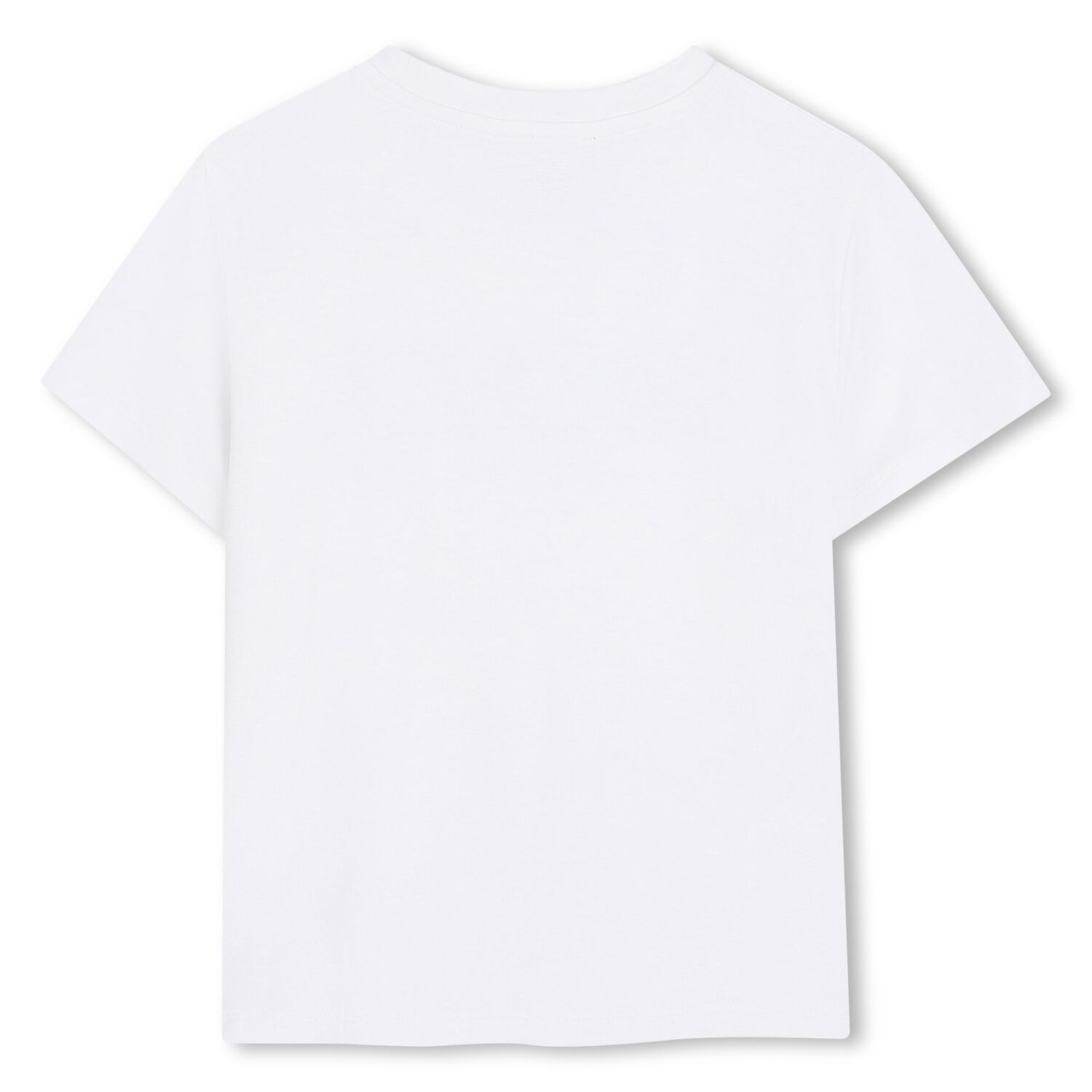 Girls White Logo T-Shirt, 1, hi-res