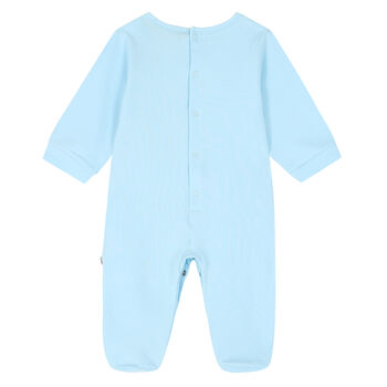 Blue & Gold Teddy Babygrow
