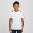 Boys White Logo T-Shirt, 1, hi-res