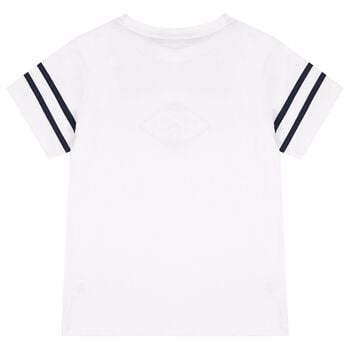 Boys White Logo T-Shirt