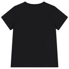 تيشيرت للبنات بتصميم الدب تيدي باللون الاسود , 2, hi-res