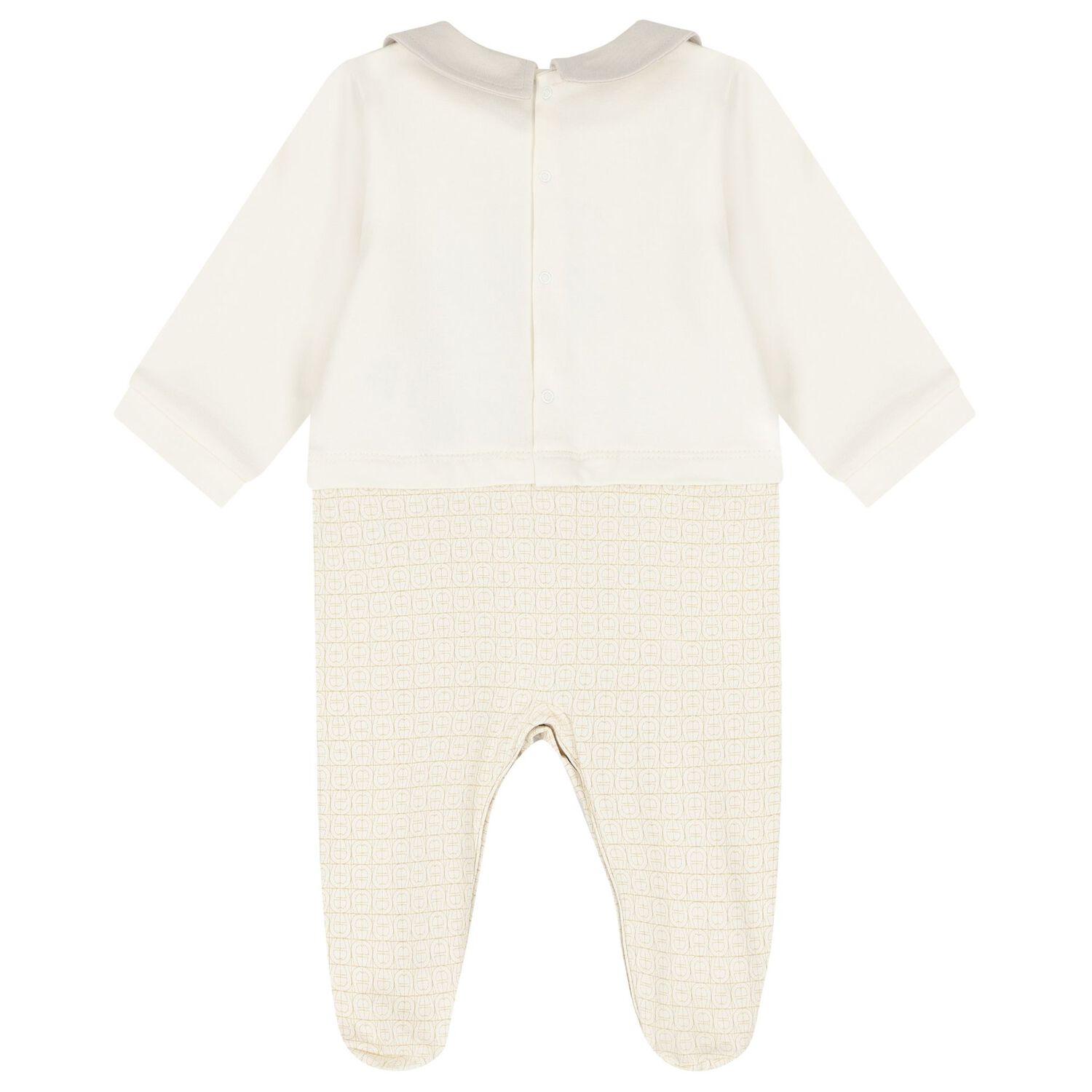 Ivory & Gold Babygrow, Hat & Bib Gift Set, 1, hi-res image number null