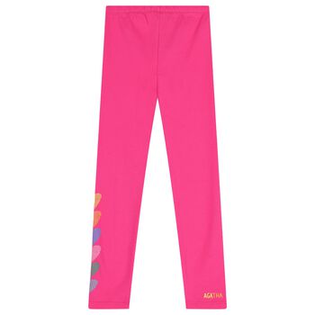 Girls Multi-Coloured Heart Leggings Set
