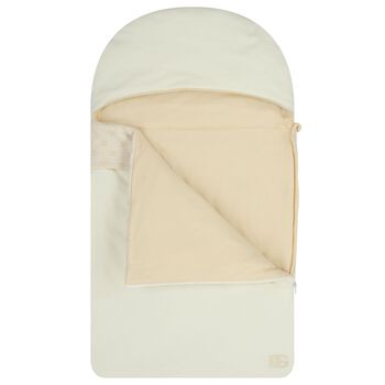 Ivory & Beige Logo Baby Nest