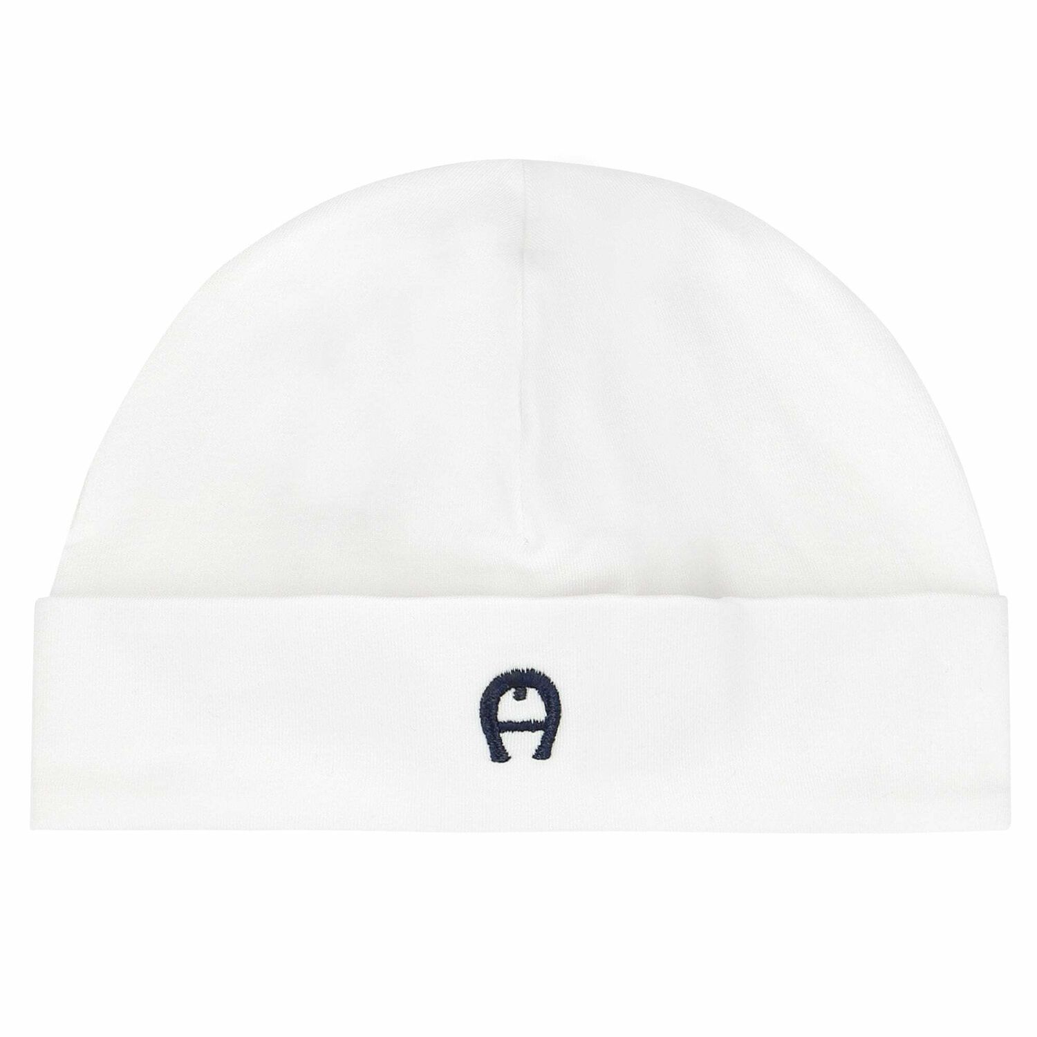 Baby Boys White Logo Hat, 2, hi-res