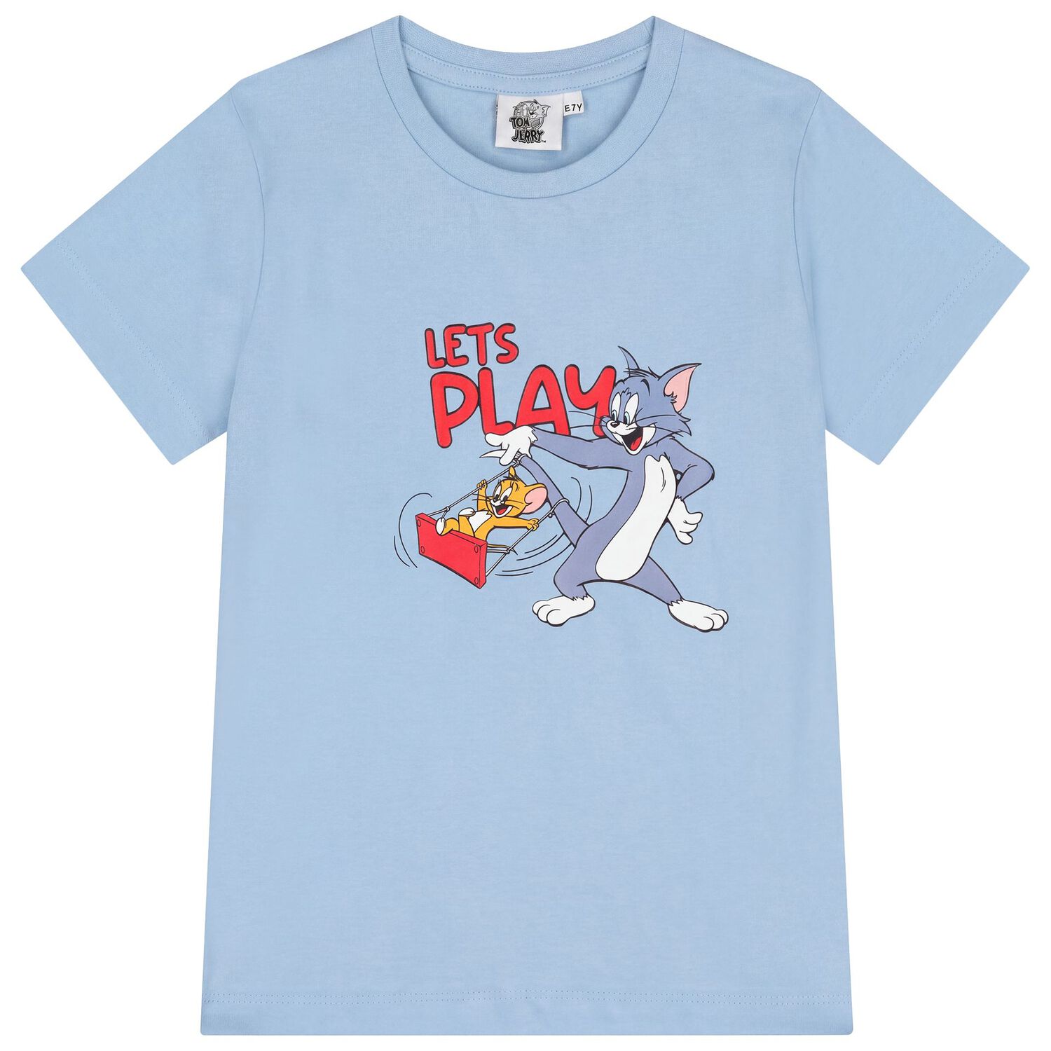 Boys Blue Tom & Jerry Shorts Set, 1, hi-res