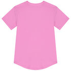 Girls Pink Logo T-Shirt, 1, hi-res
