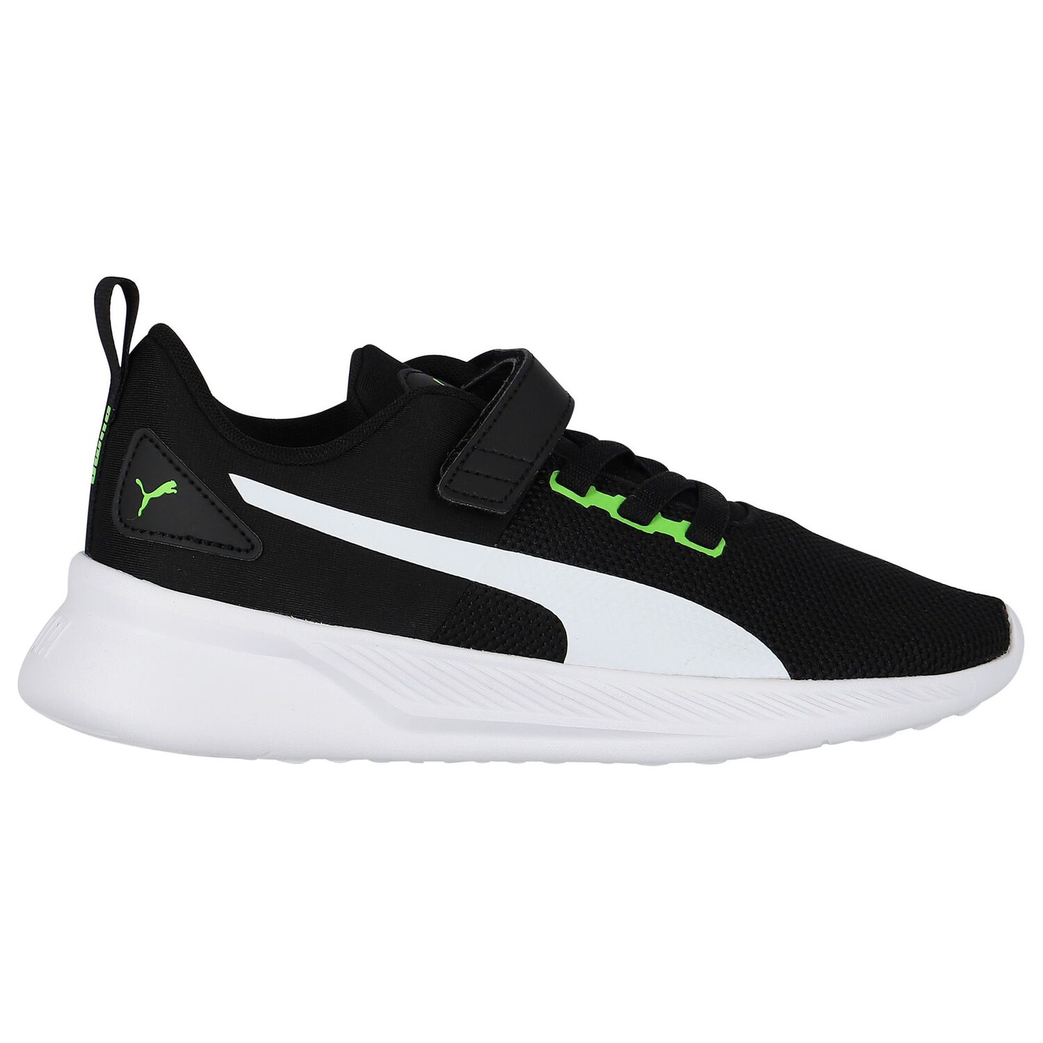 Boys Black Flyer Runner Trainers, 1, hi-res image number null