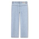 Girls Blue Denim Rhinestone Jeans, 1, hi-res