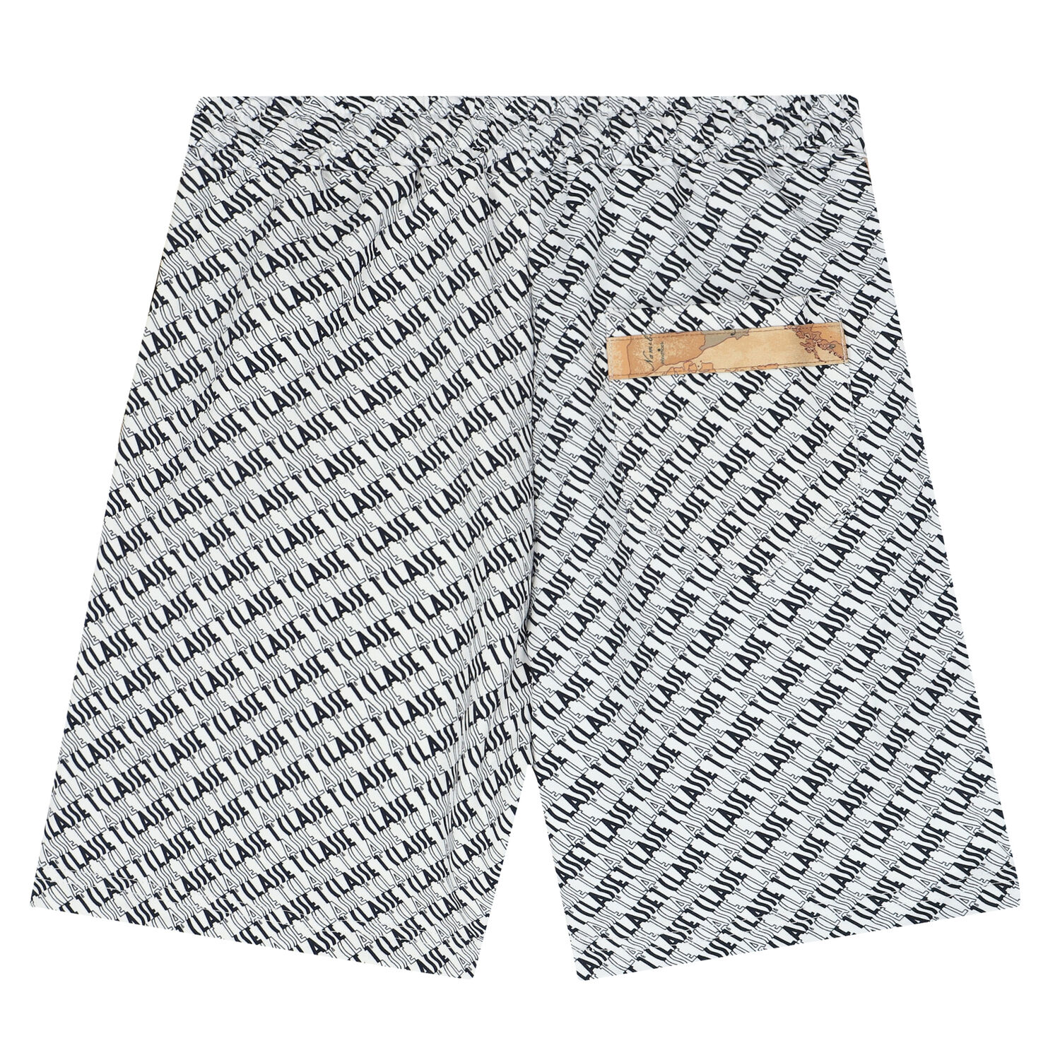 Boys White & Black Logo Shorts, 1, hi-res image number null