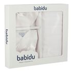 طقم هدايا بنات منقط باللون الأبيض والوردي, 2, hi-res