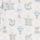 Baby Boys Blue & White Carousel & Hot Air Balloon Babygrow, 1, hi-res