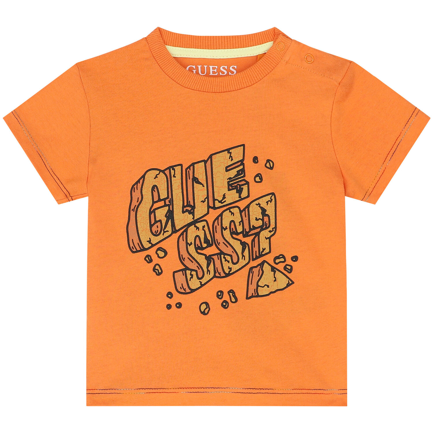 Baby Boys Orange & Blue Logo Shorts Set, 1, hi-res image number null