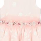 Girls Pink & White Floral Dress, 2, hi-res