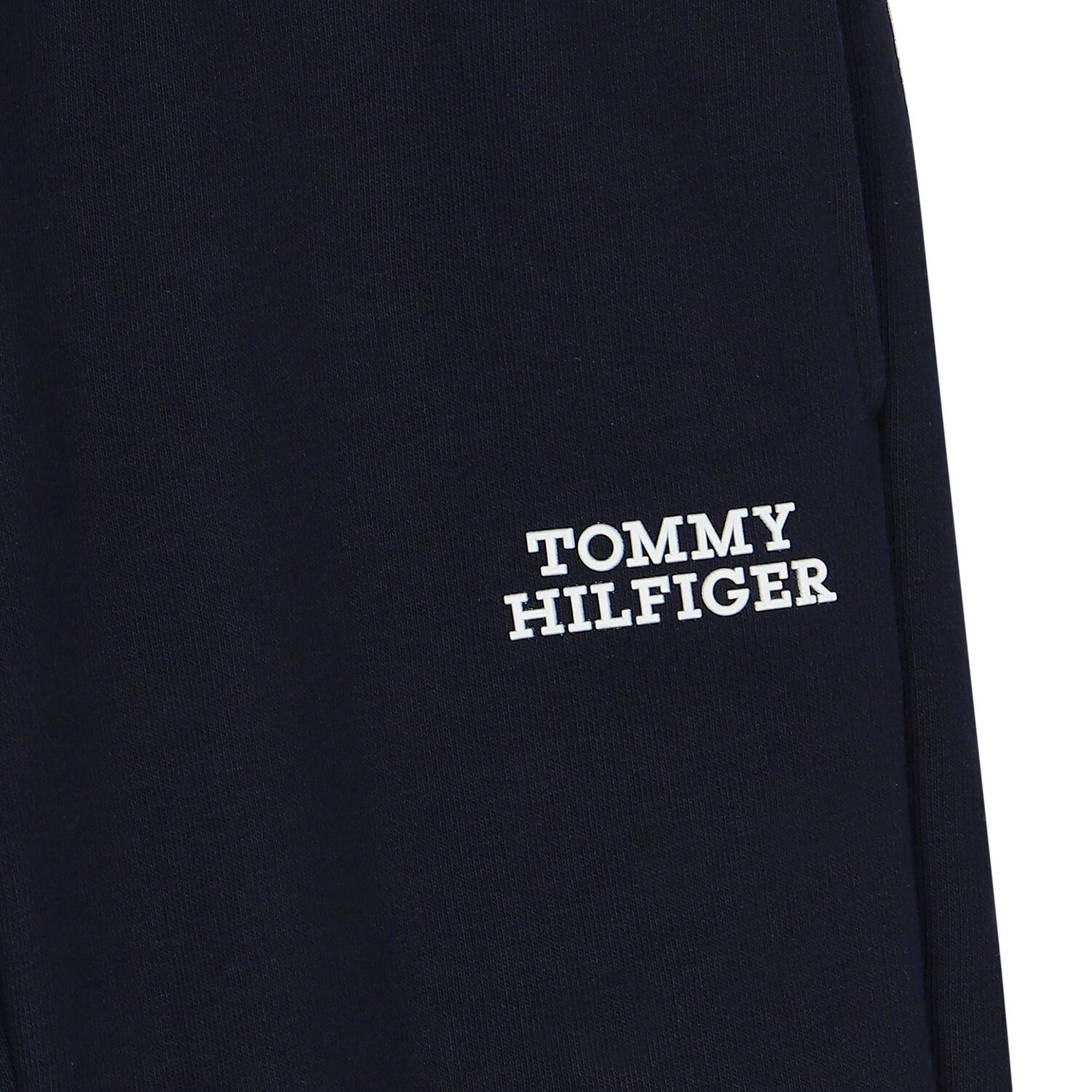 Boys Navy Blue Logo Joggers, 1, hi-res