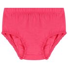 Younger Girls Pink Satin Dress Set, 2, hi-res