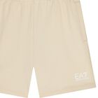 Boys Beige Logo Shorts, 4, hi-res