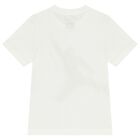 Boys White & Beige Jordan Shorts Set, 2, hi-res