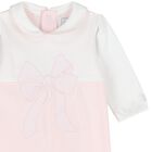 Baby Girls Pink & White Babygrow Set, 1, hi-res