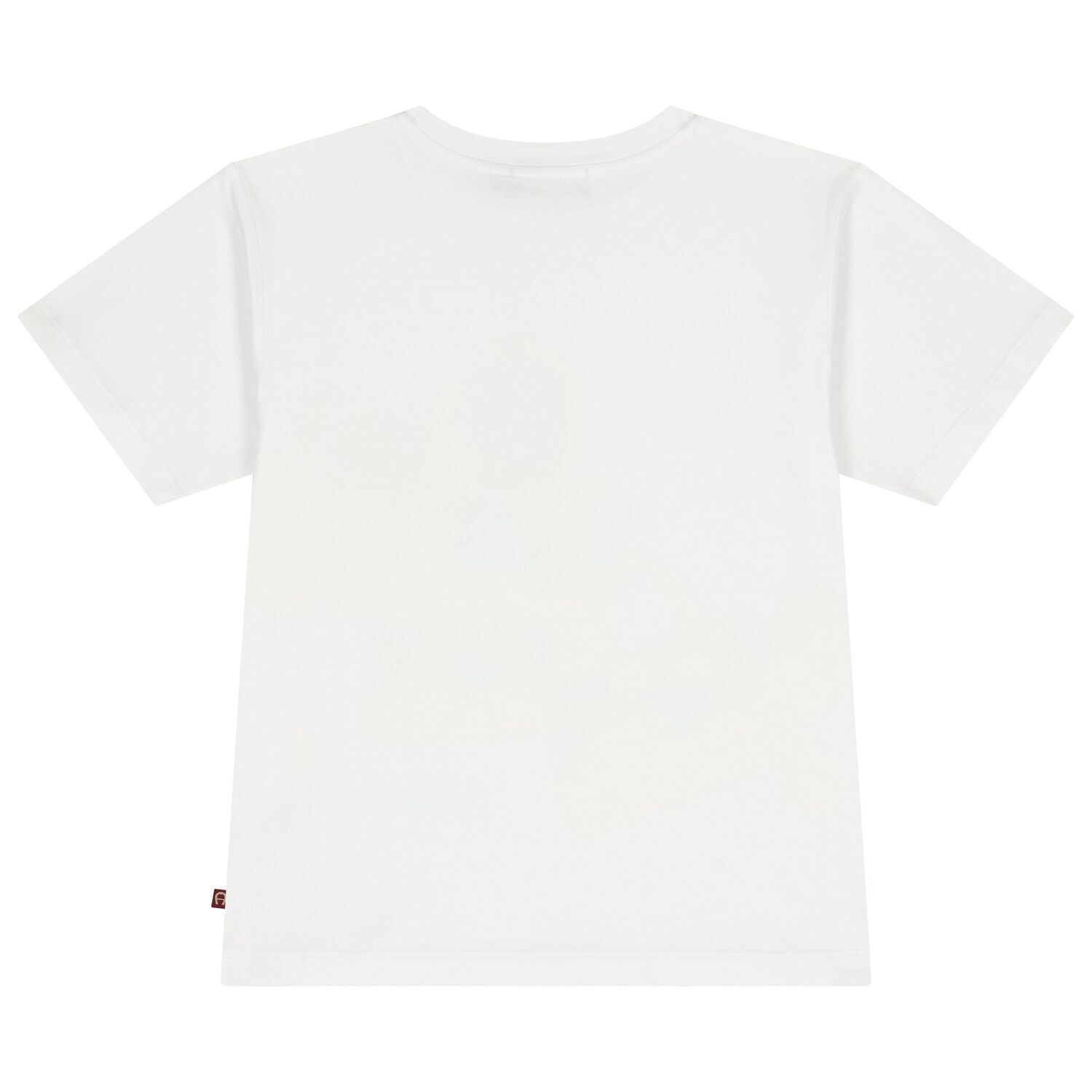 Girls White Logo Bag T-Shirt, 1, hi-res