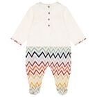 Ivory Logo Zig Zag Babygrow Gift Set , 1, hi-res