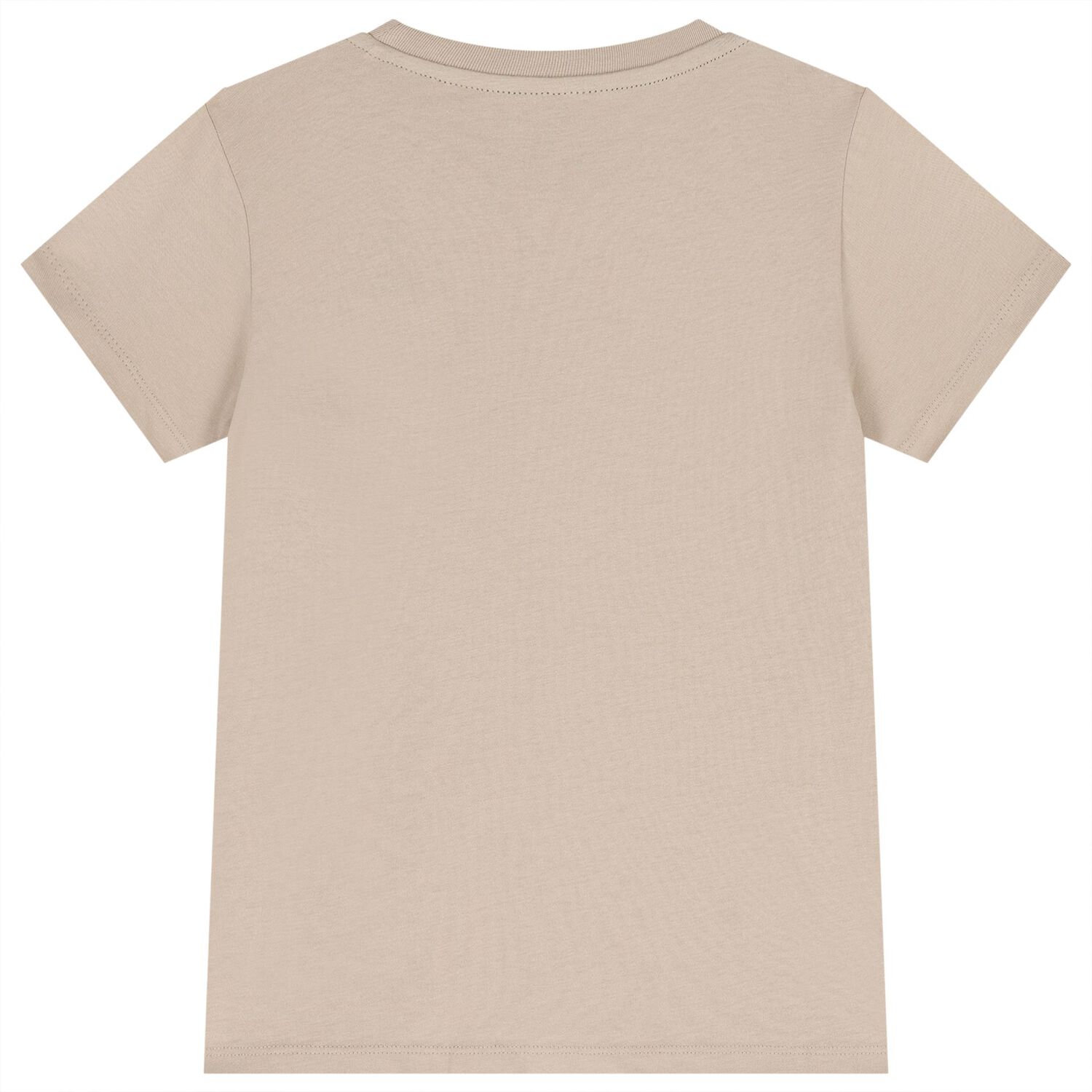Boys Beige Logo T-Shirt, 2, hi-res