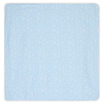 Baby Boys Blue Logo Blanket