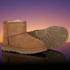 Chestnut Brown Classic Mini II Suede Boots, 2, hi-res