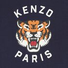 تي شيرت أولاد بالشعار باللون الكحلي, 1, hi-res