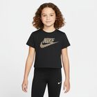 Girls Black Logo T-Shirt, 1, hi-res