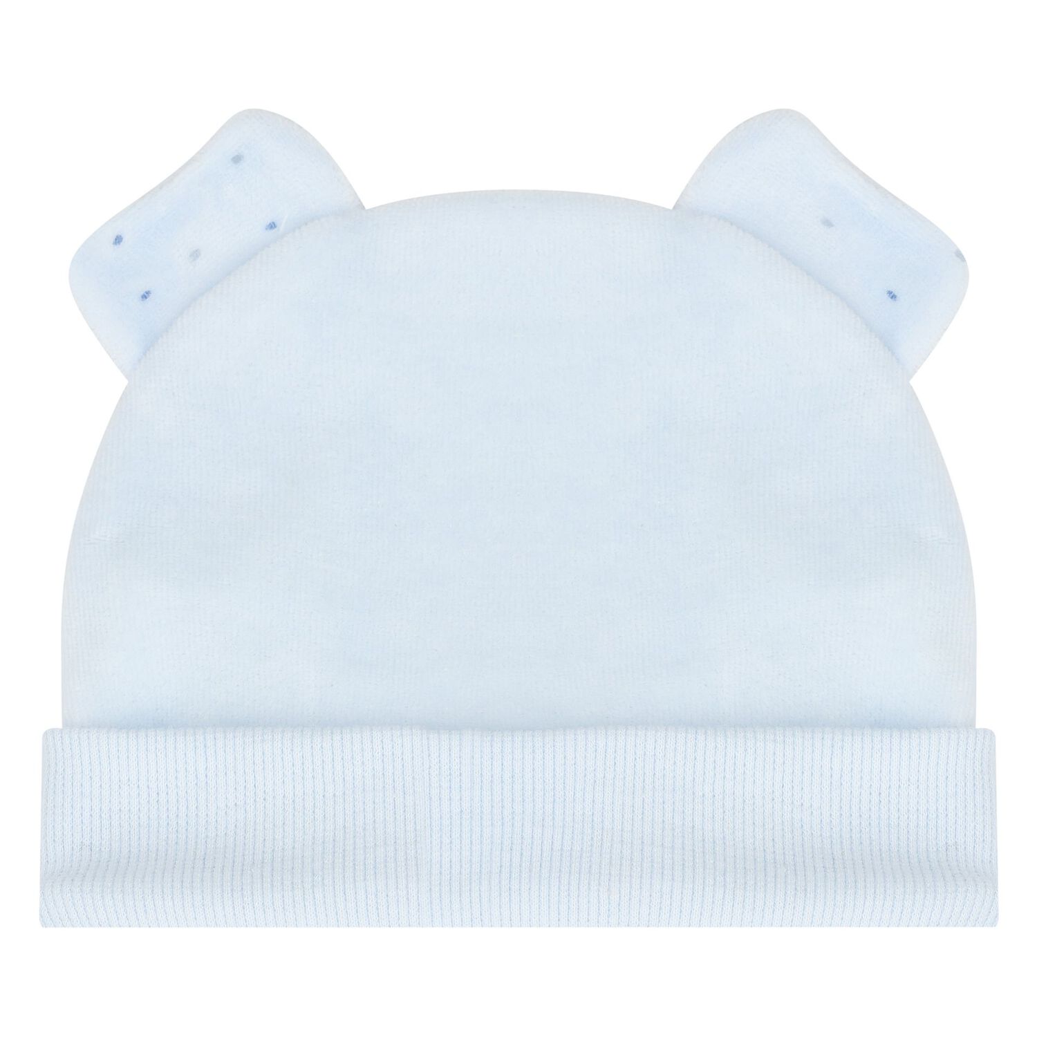 Baby Boys Blue Hat & Mitten Set, 1, hi-res