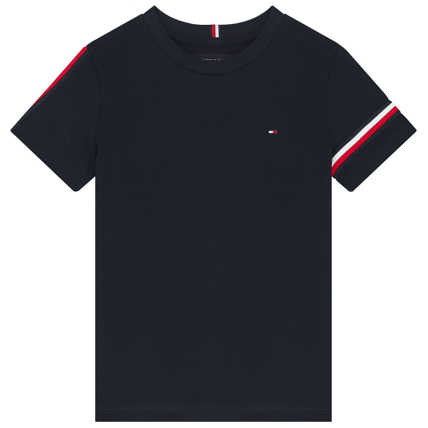 تيشيرت بالشعار باللون الكحلى للاولاد, 1, hi-res