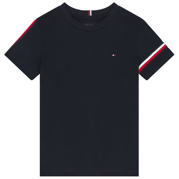 Boys Navy Logo T-Shirt	