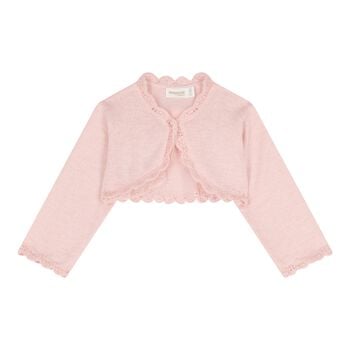 Baby Girls Pink Knitted Cardigan