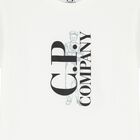 Boys White Logo T-Shirt, 5, hi-res