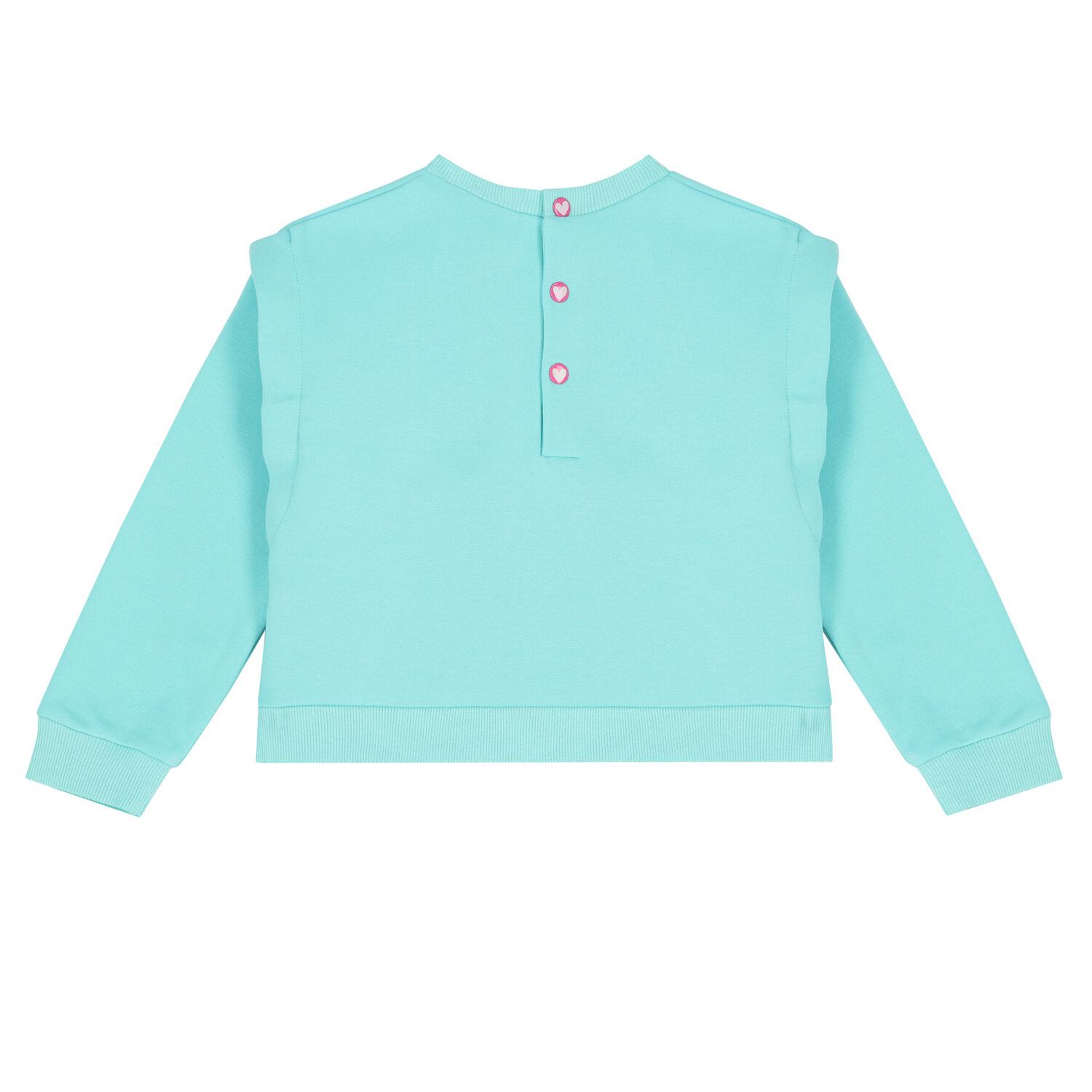 Girl Aqua & Pink Logo Heart Skirt Set, 1, hi-res image number null