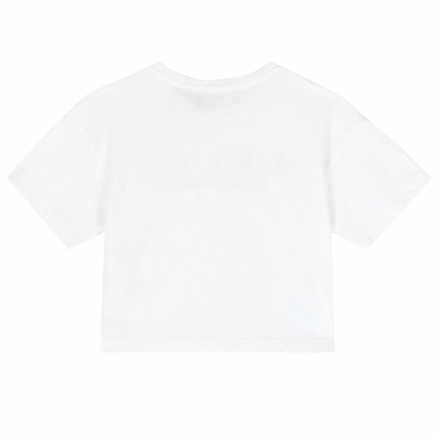 Girls White Logo T-Shirt, 2, hi-res image number null